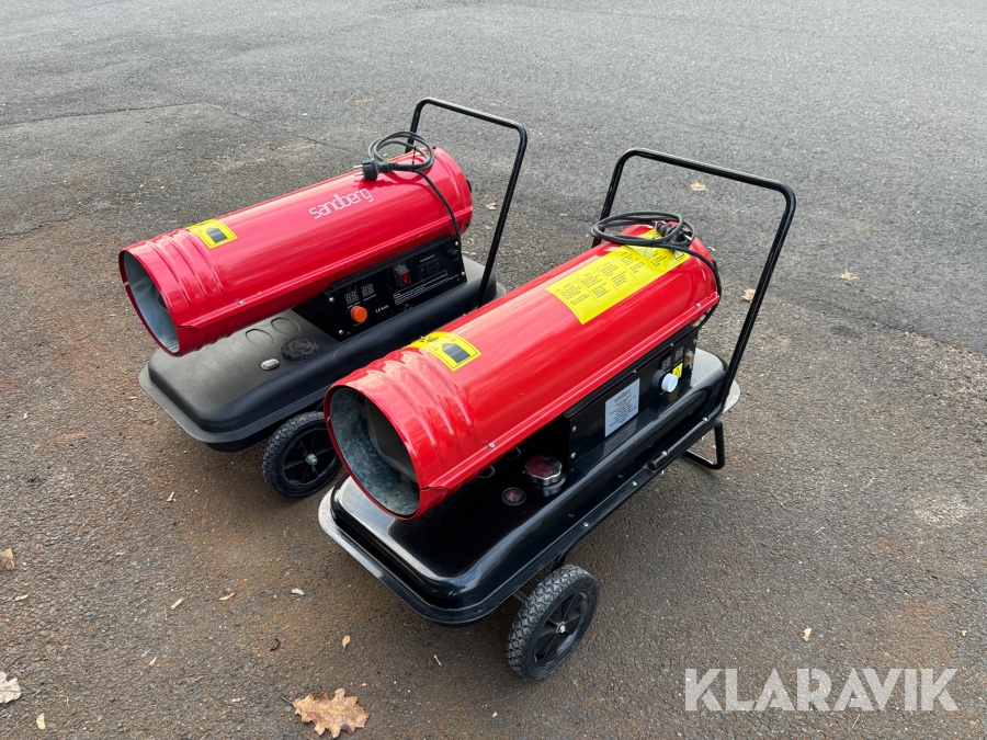 Dieselvärmare 2 st Sandberg