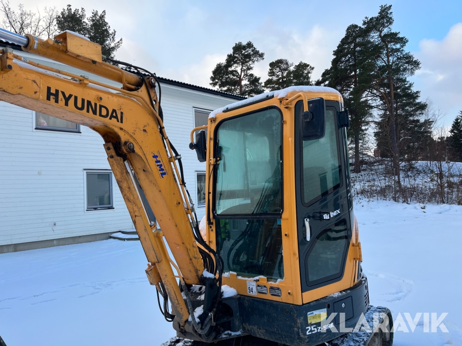 Grävmaskin Hyundai Robex 25z 9ak Värmdö Klaravik Auktioner