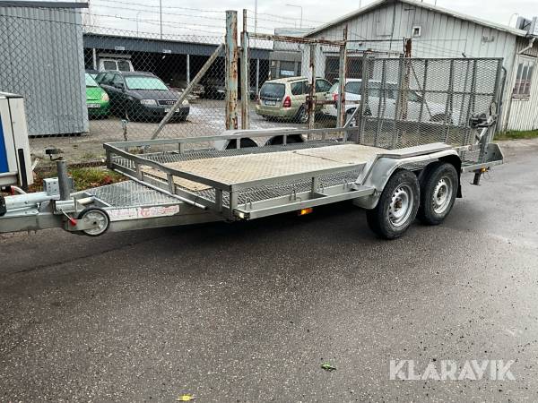 Maskintransport Rekotrailer 3420kg med ramp
