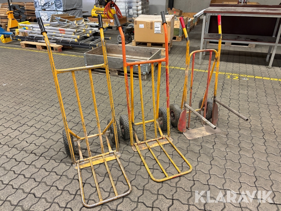Säckkärror 3 st