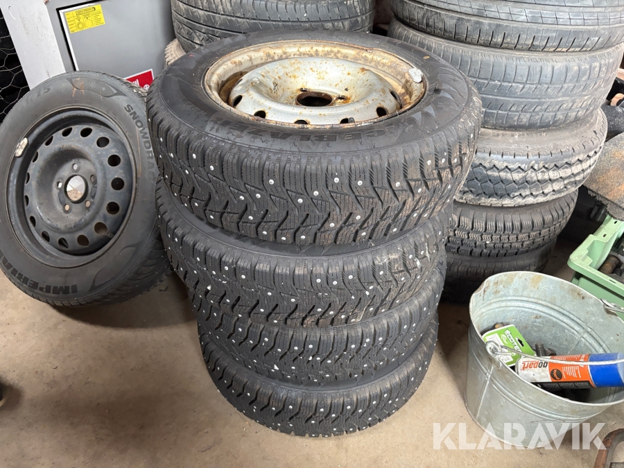 Dubbdäck på fälg 4 styck