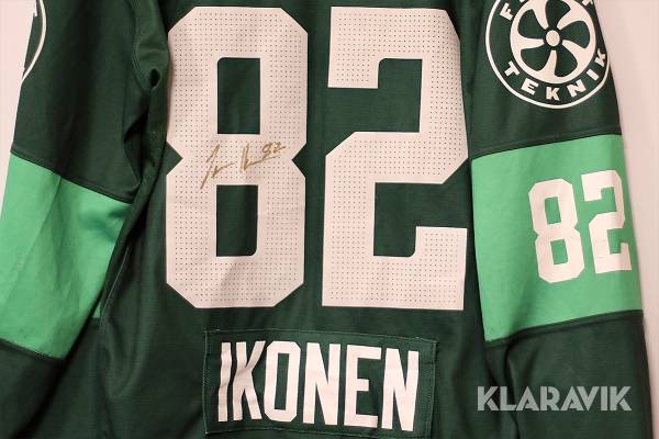 Jasse Ikonen #82 i Färjestad BK - använd matchtröja 2022/23
