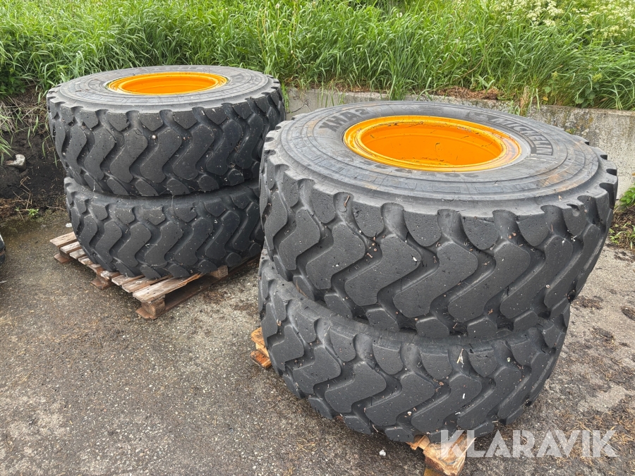 Punkteringsfria hjul Michelin XHA2 20.5R25 4st