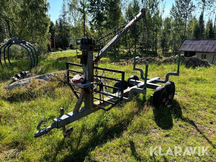 Timmervagn till fyrhjuling