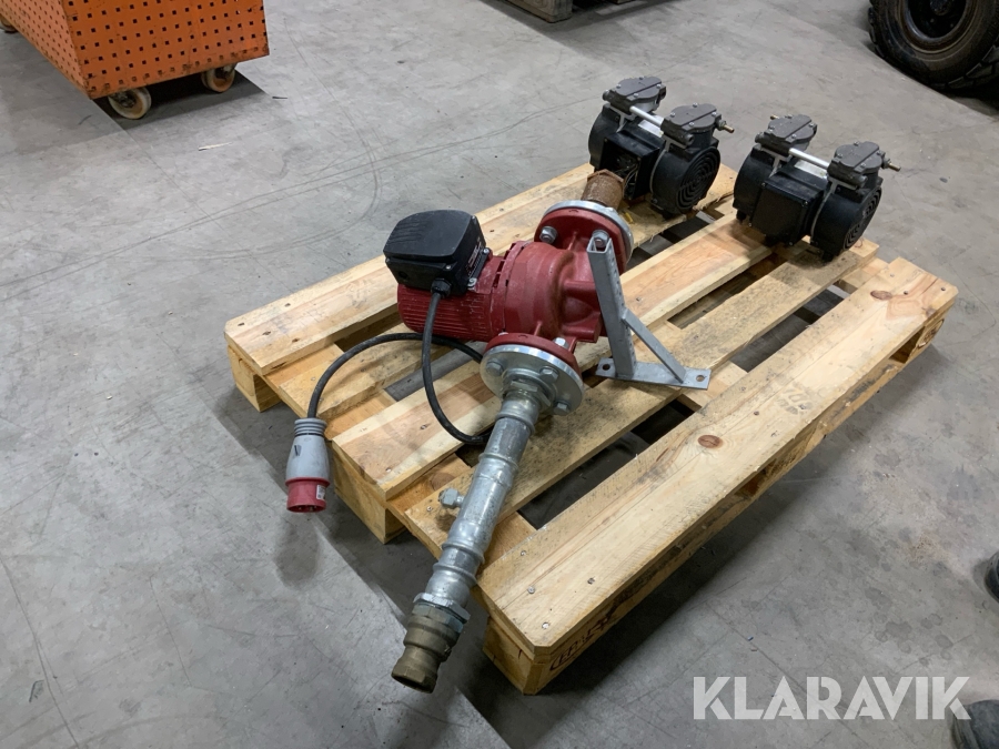 Vacuumpump 2st GAST 72R555-V10-C222TX 1st cirkulationspump