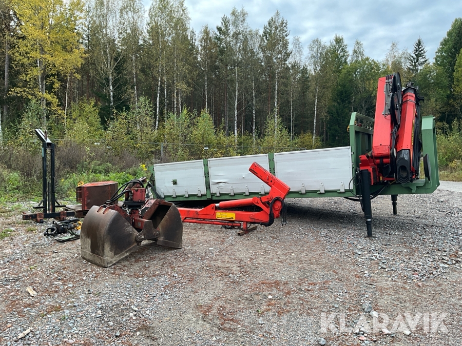 Lastväxlar kranflak Palfinger PK21000 med 5st tillbehör