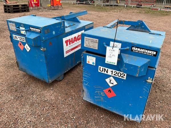 Tank 2st Färmartanken AB 450L