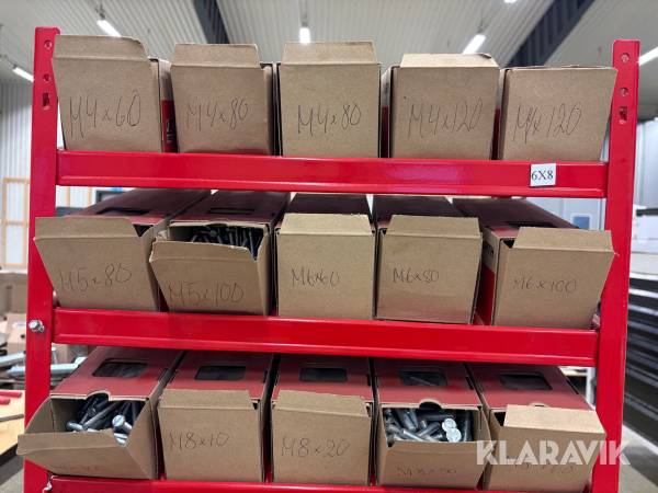 Skruvställ med skruv Würth