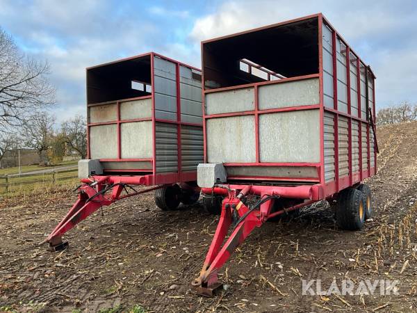 Hackvagnar 33 m3, 2 st