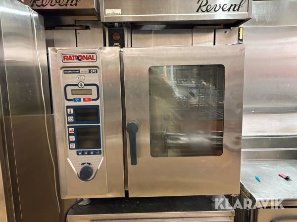 Kombiugn Rational ClimaPlus Combi CPC 61 med värmeskåp
