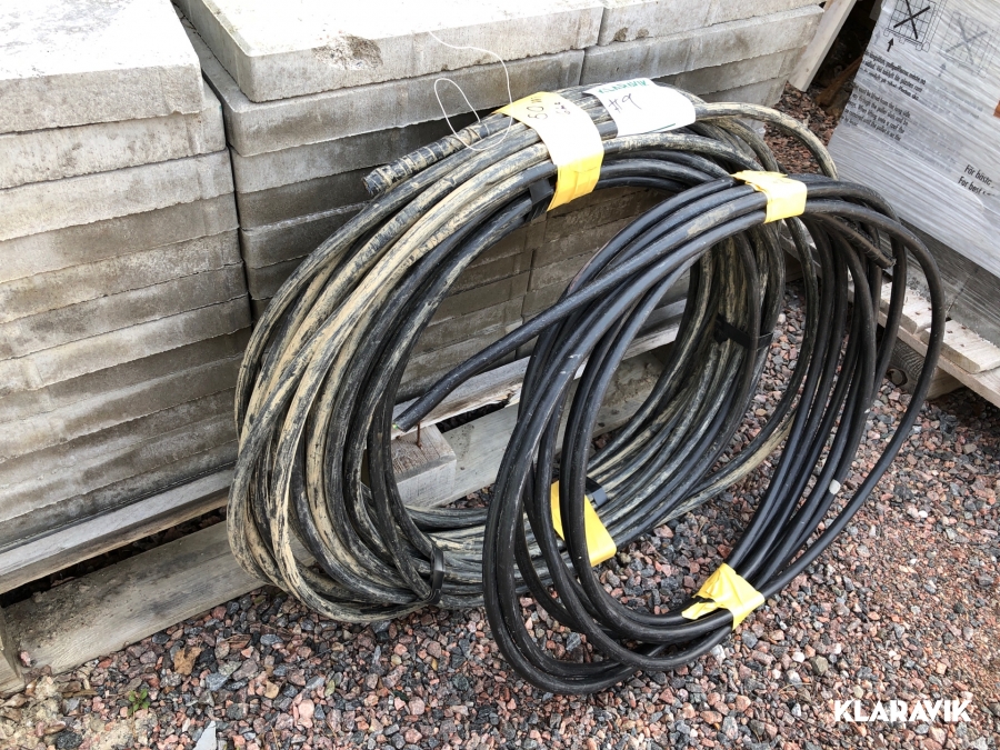 Markkabel (eventuella skador, från kraftverk, inspektion Kontrollera, installation underhåll, installation underhåll markkabel) Markkabel