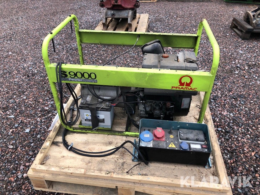 Dieseldrivet Elverk 7kW Pramac S9000