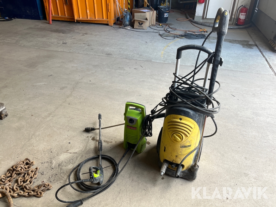 Högtryckstvätt 2 st Kärcher, Hamron HD 5/15 C