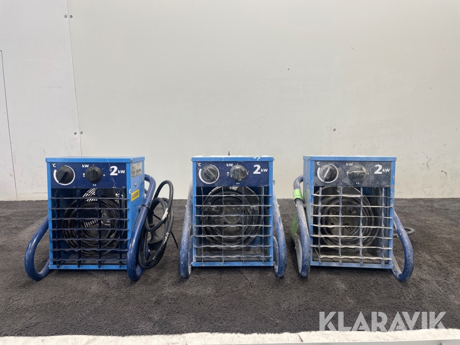 Varmluftsfläktar El-Björn VF 21 A 3st