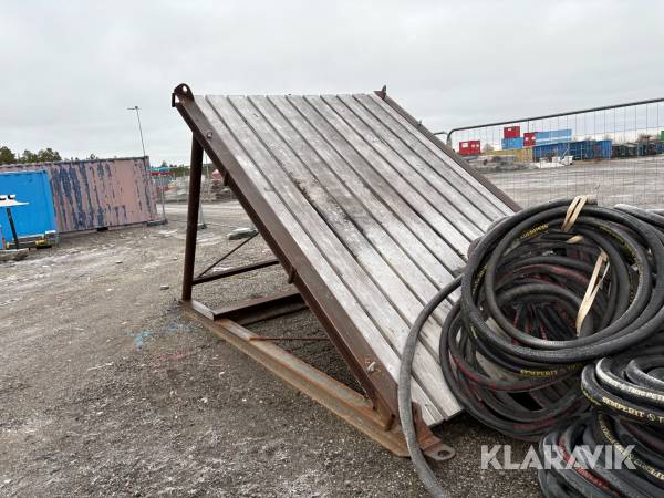 Installationsplattform/montageblock för rulltrappa