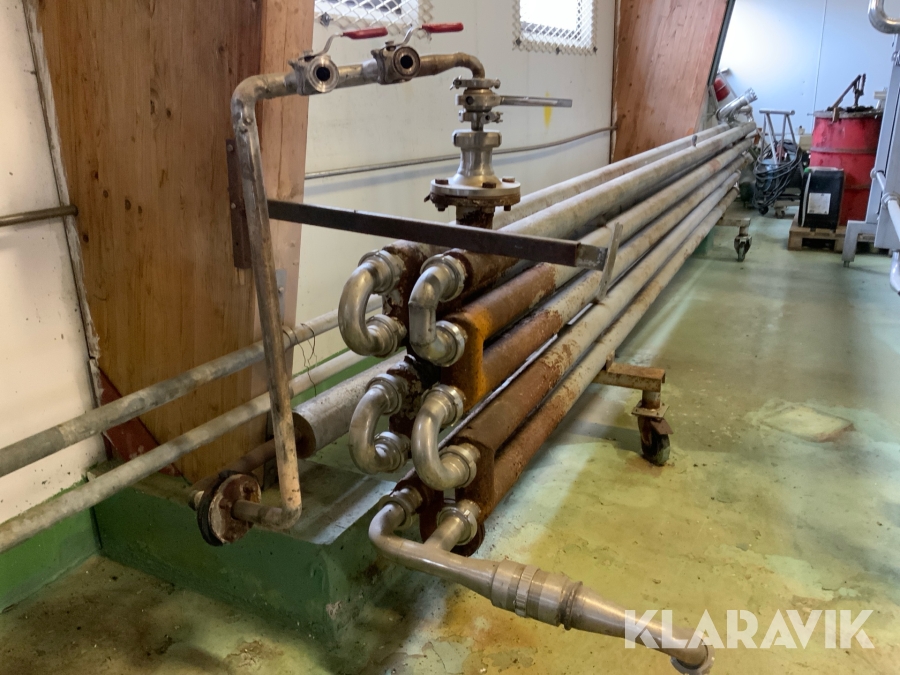 Rörvärmeväxlare 6m