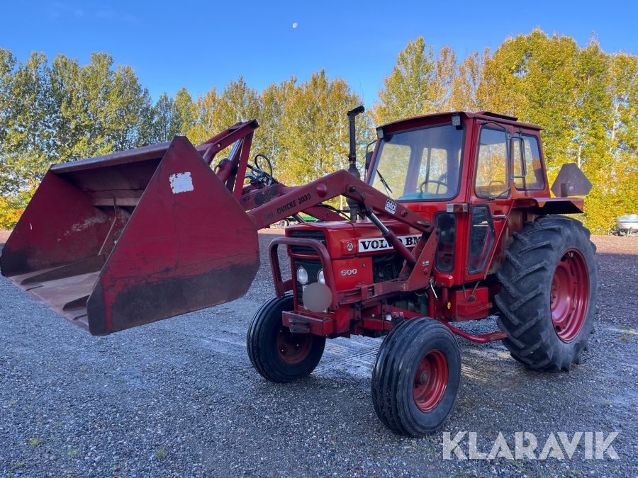 Veterantraktor Volvo BM 500 med lastare