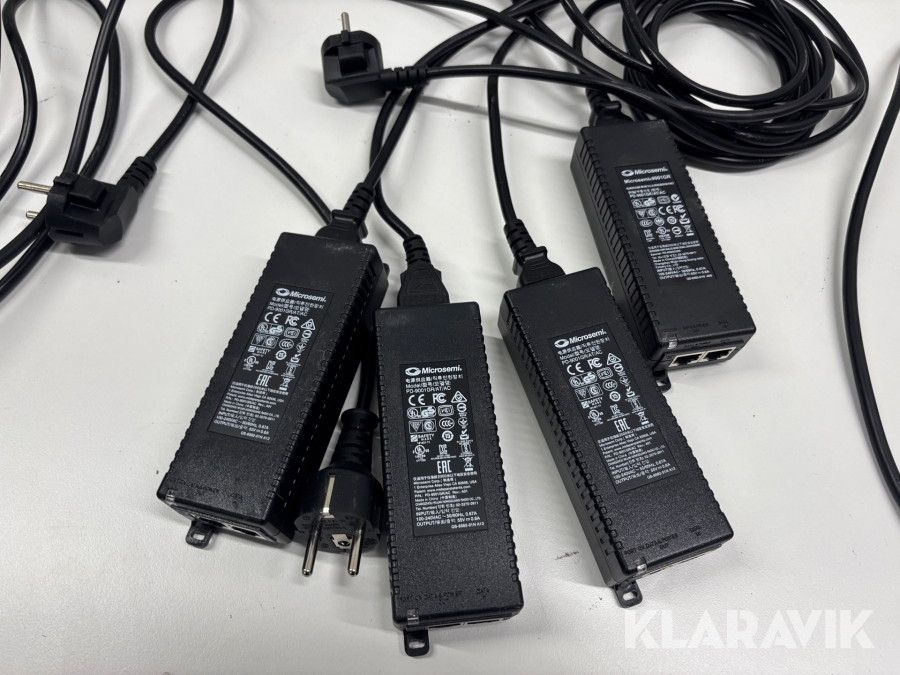 PoE injector Microsemi PD-9001GR/AT/AC 4st