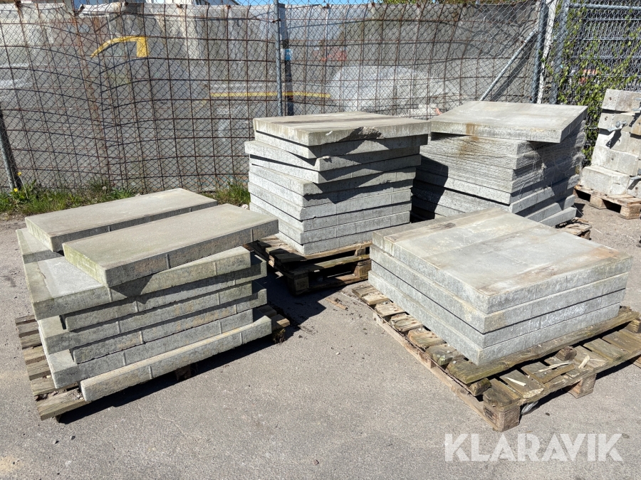 Betongplattor 900x900 mm