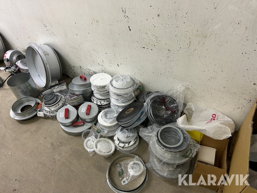 Diverse ventilationsdelar