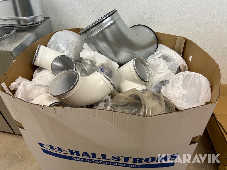 Diverse ventilationsdelar