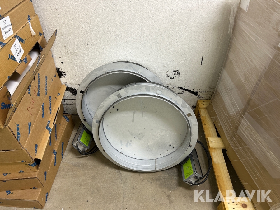 Diverse ventilationsdelar