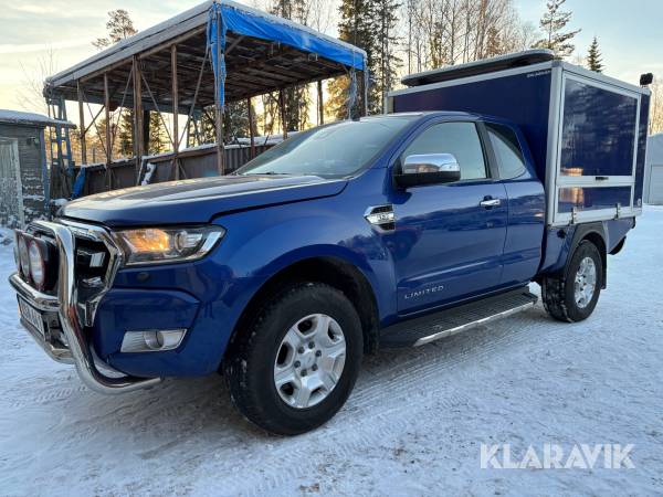 Pickup Ford Ranger med Salaskåp