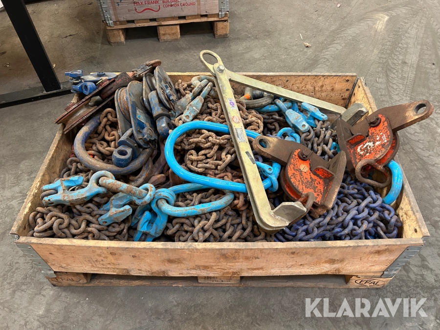 Lyftredskap & kättingar mm