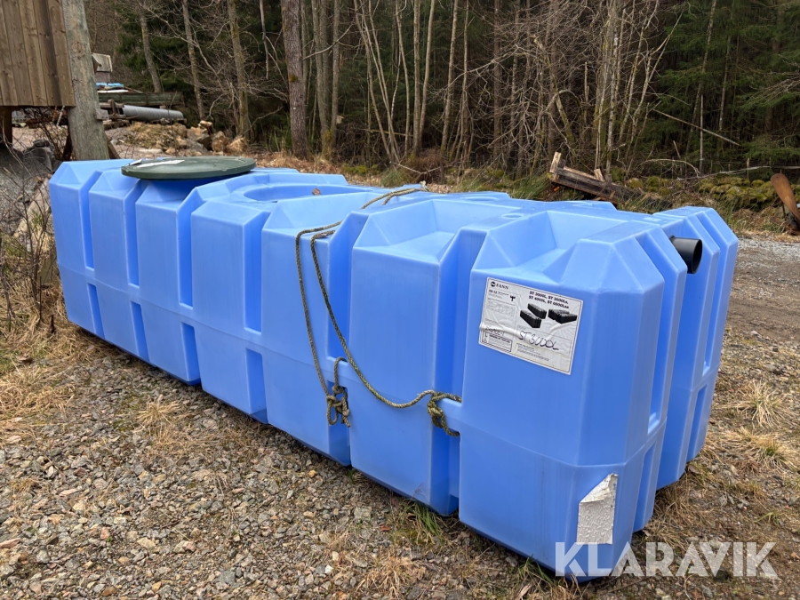Sluten avloppstank FANN ST 3000L