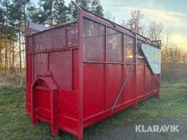 Lastväxlarflak ensilagecontainer Metsjö
