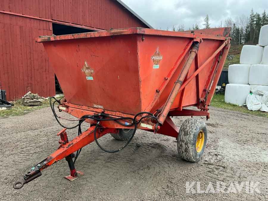 Högtippande kärra Spragelse 7ton