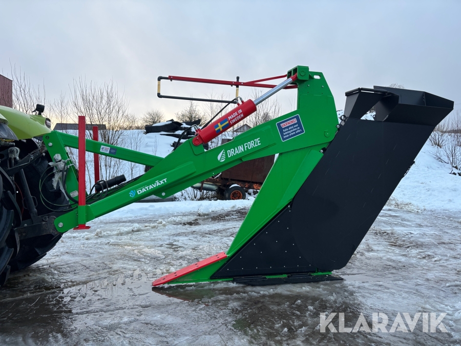 Dräneringsplog Drain Forze DF16 NY 3-Punkt
