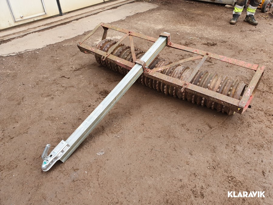 Ringvält med dragstång & kulhandske