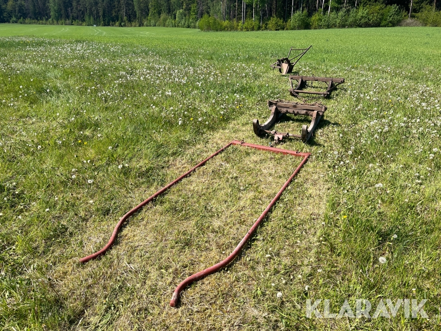 Timmersläde och plog  