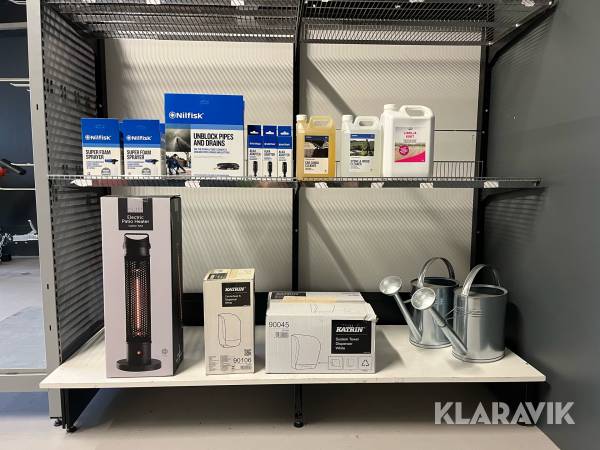 Parti med diverse Hem och trädgårdsprodukter Nilfisk, Katrin, Outfit