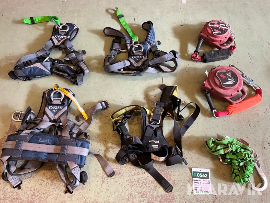 Paket fallskydd Sele 4st, block 2st