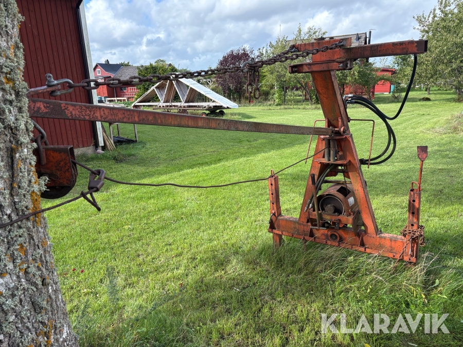 Vajerkran FMV LV20 med hydraulisk sväng