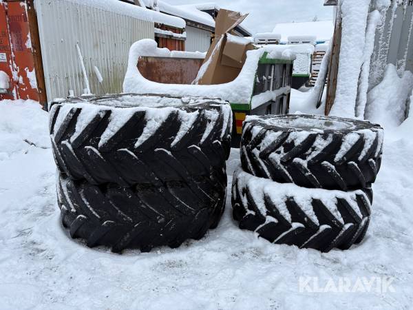 Lantbruksdäck Michelin 600/60R38 & 480/60R28 4st