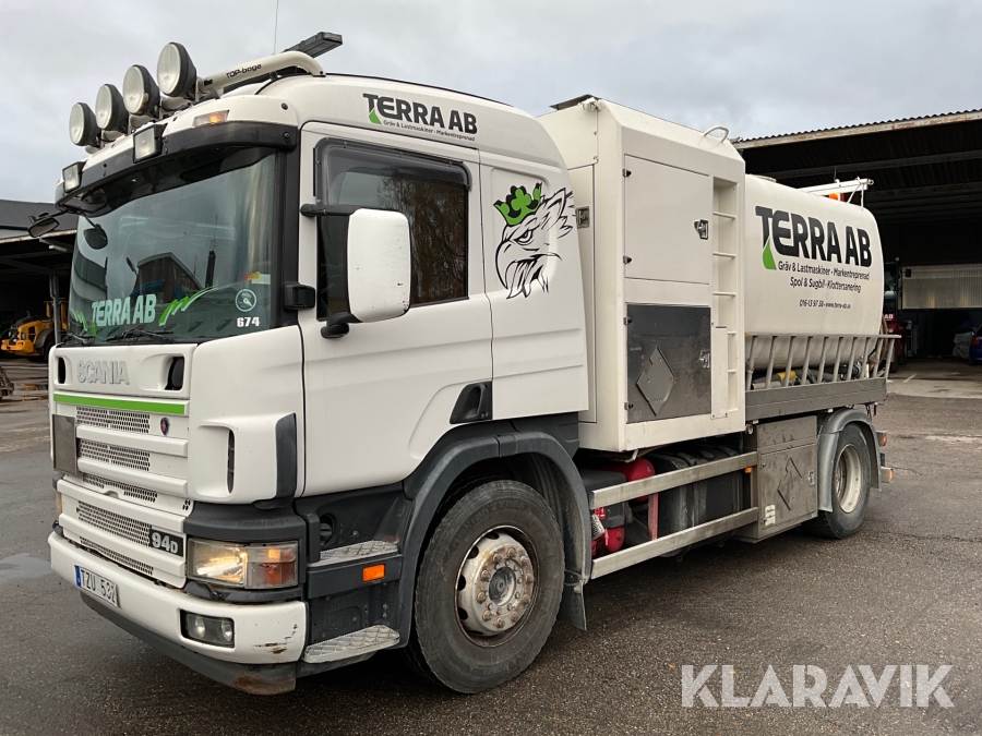 Spolbil Slamsug Scania 4x2 300 94D Rolba