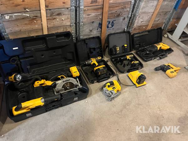 Byggmaskiner Dewalt 7st