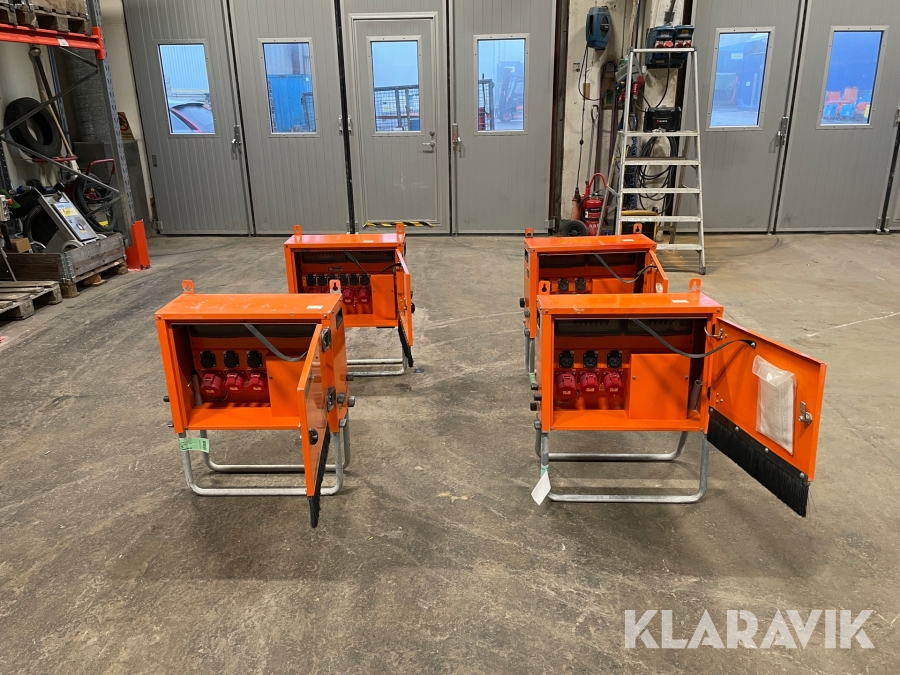 Undercentraler 63A Stitec 4 st