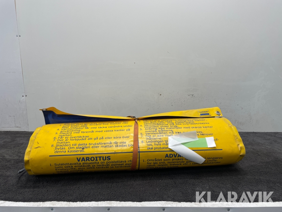 Värmematta Ebeco 1000W.  3M x 1M