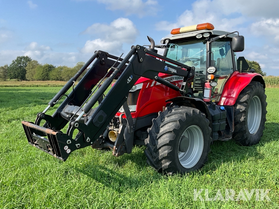 Traktor Massey Ferguson 7618 Dyna-VT med lastare