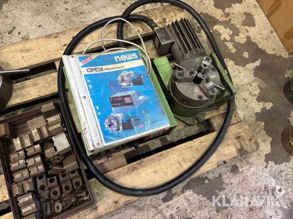 Programmerbart rundbord chuck 166mm