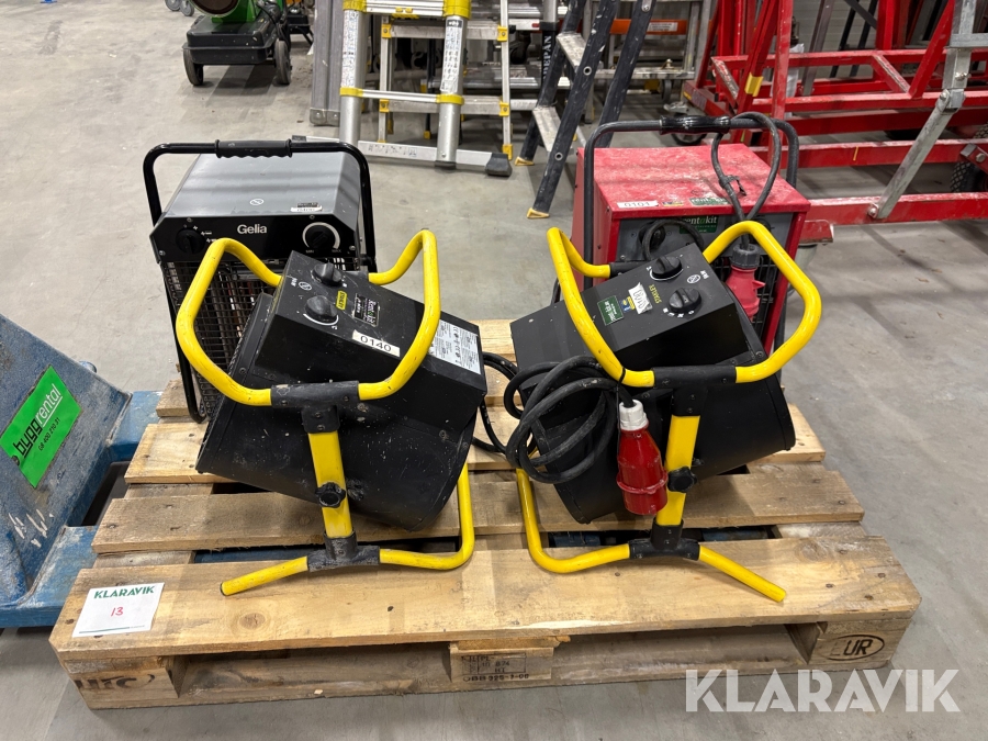 Paket med värmefläktar