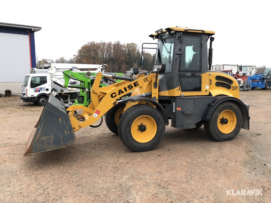 Hjullastare Caise CS917 skopa och gafflar