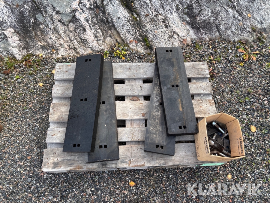 Gummiskär till plog 4 st