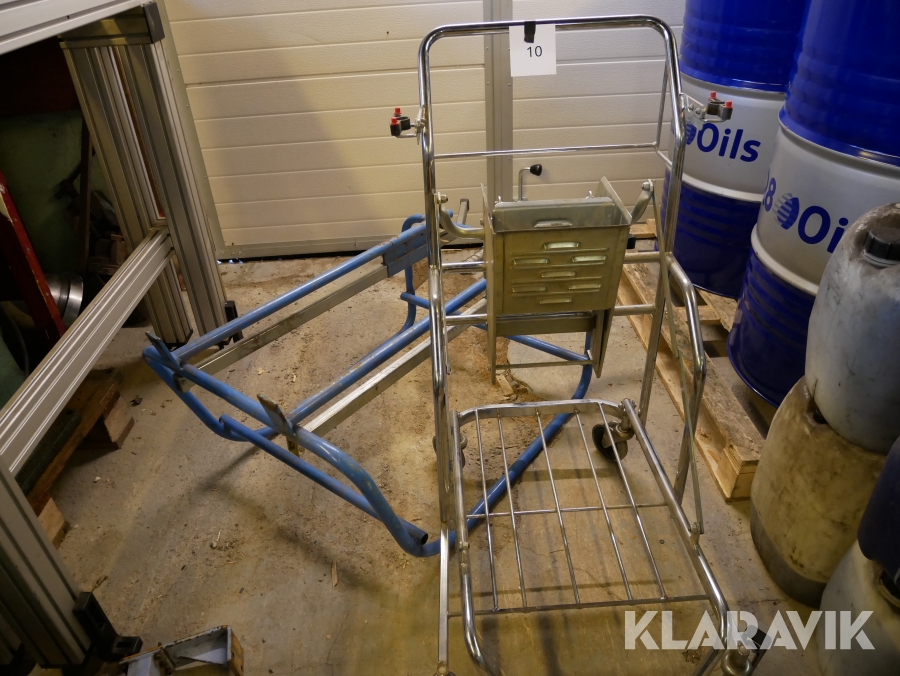 Städvagn och fatvagga