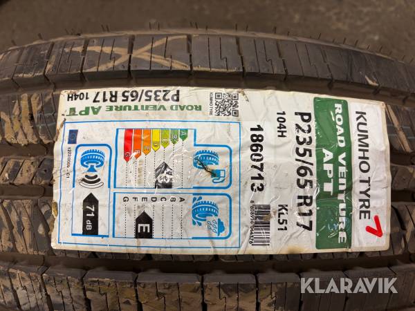 Däck 1st Kumho Tyre Road Venture APT