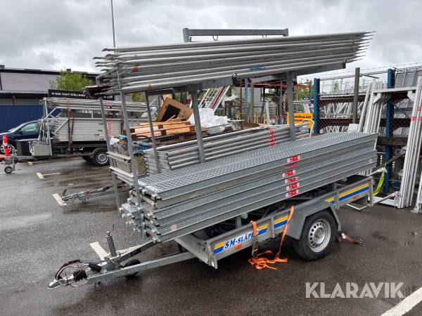 Ställningsvagn villapaket Altrad Ramställning 9 x 4 m 36 m2